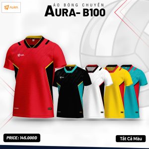 Áo Bóng Chuyền Không Logo AURA-B100 Đặc Sắc Nhất