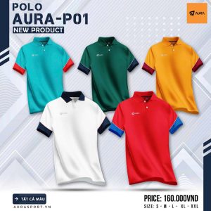 Áo Polo Thể Thao Polo AURA-P01 Đẹp Mới Nhất