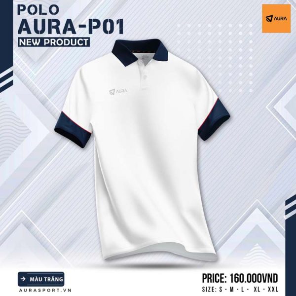 Áo Polo Thể Thao Polo AURA-P01 Đẹp Mới Nhất