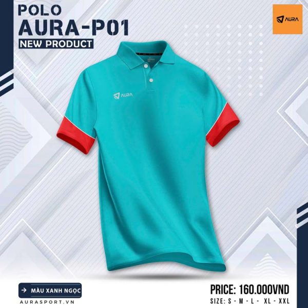 Áo Polo Thể Thao Polo AURA-P01 Đẹp Mới Nhất