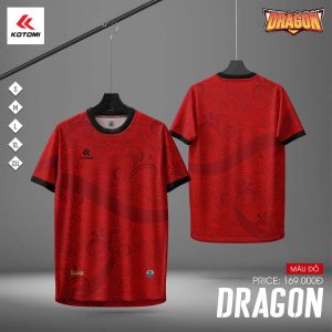 Quần Áo Bóng Đá Không Logo Kiểu Huyền Thoại KOTOMI-DRAGON-(KTM-01)